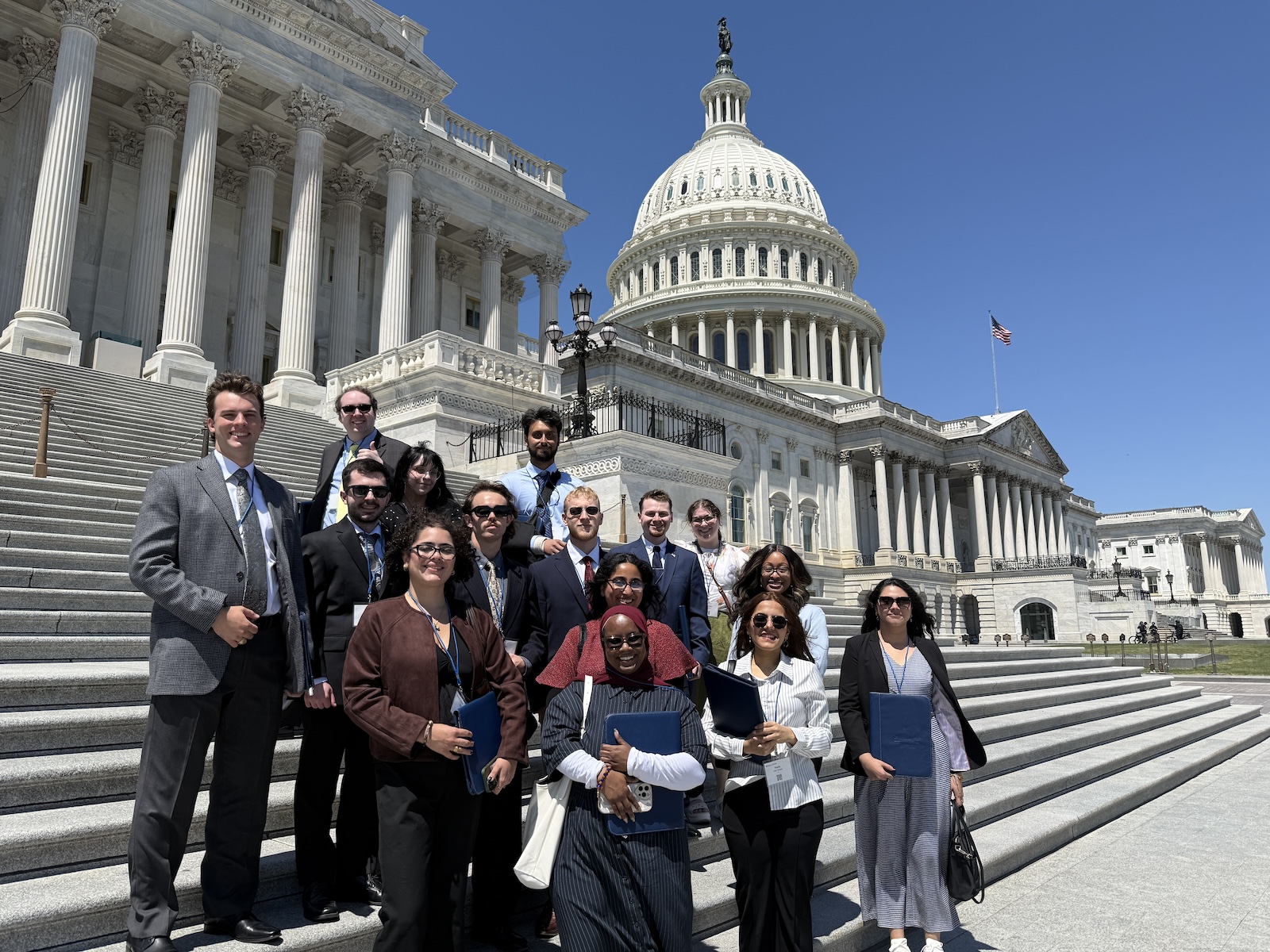 Students at the Capitol Building