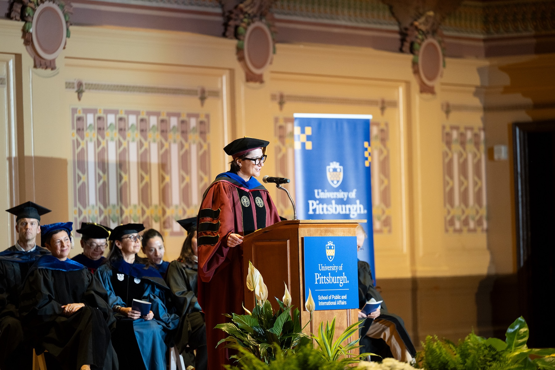 Dean Slotterback at Commencement