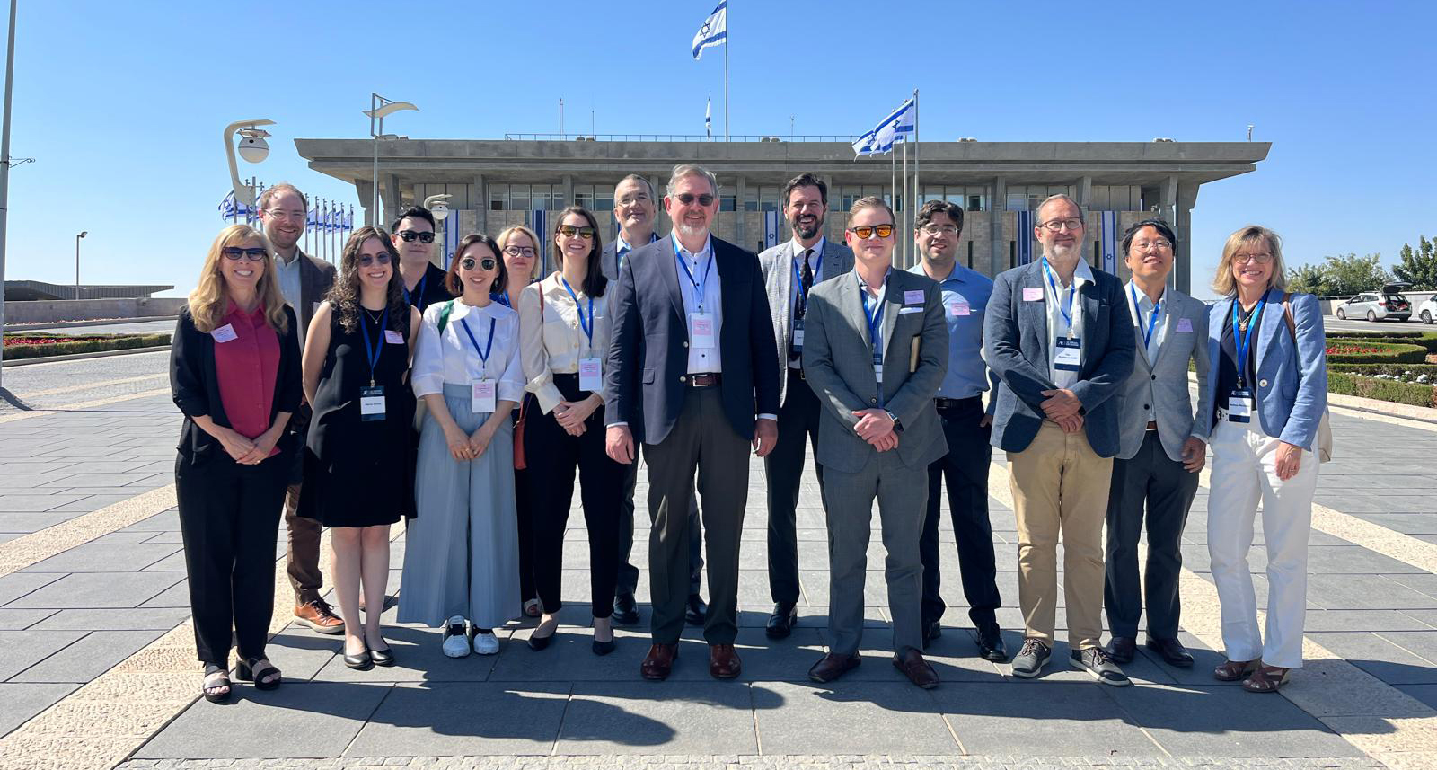 Academic Exchange group on a site visit in Israel