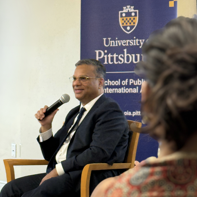 Nitin Madhav speaking at SPIA